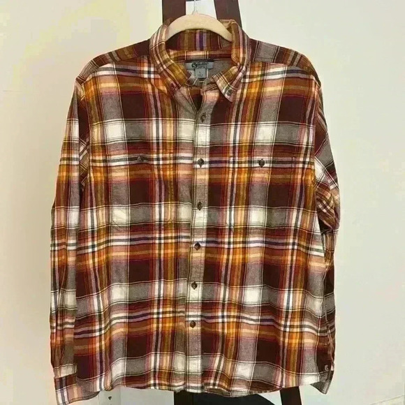 Men’s Gander Mountain Guide Series Long Sleeve Button Down Shirt Sz L - Picture 1 of 7